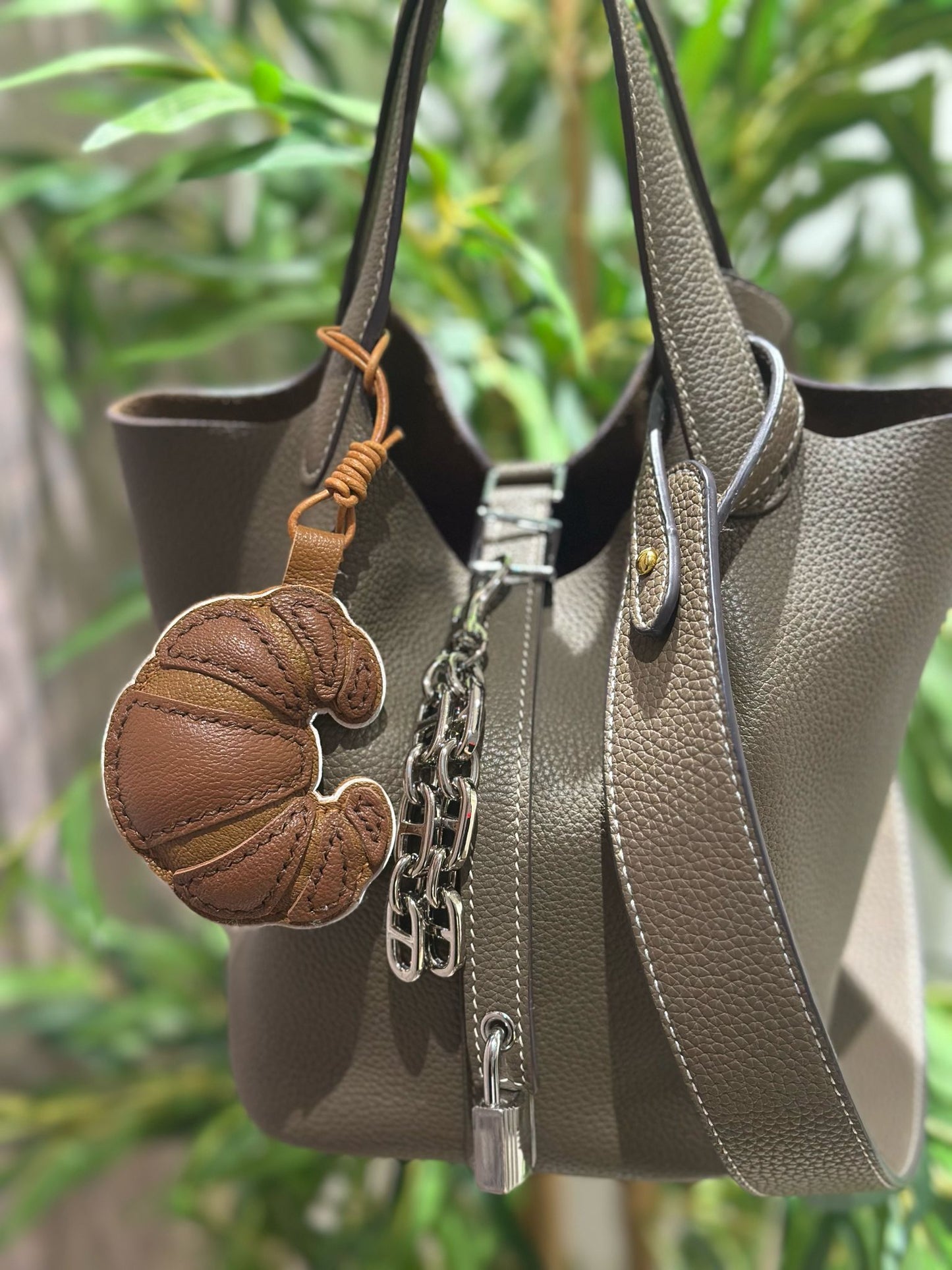 Croissant Bag Charm