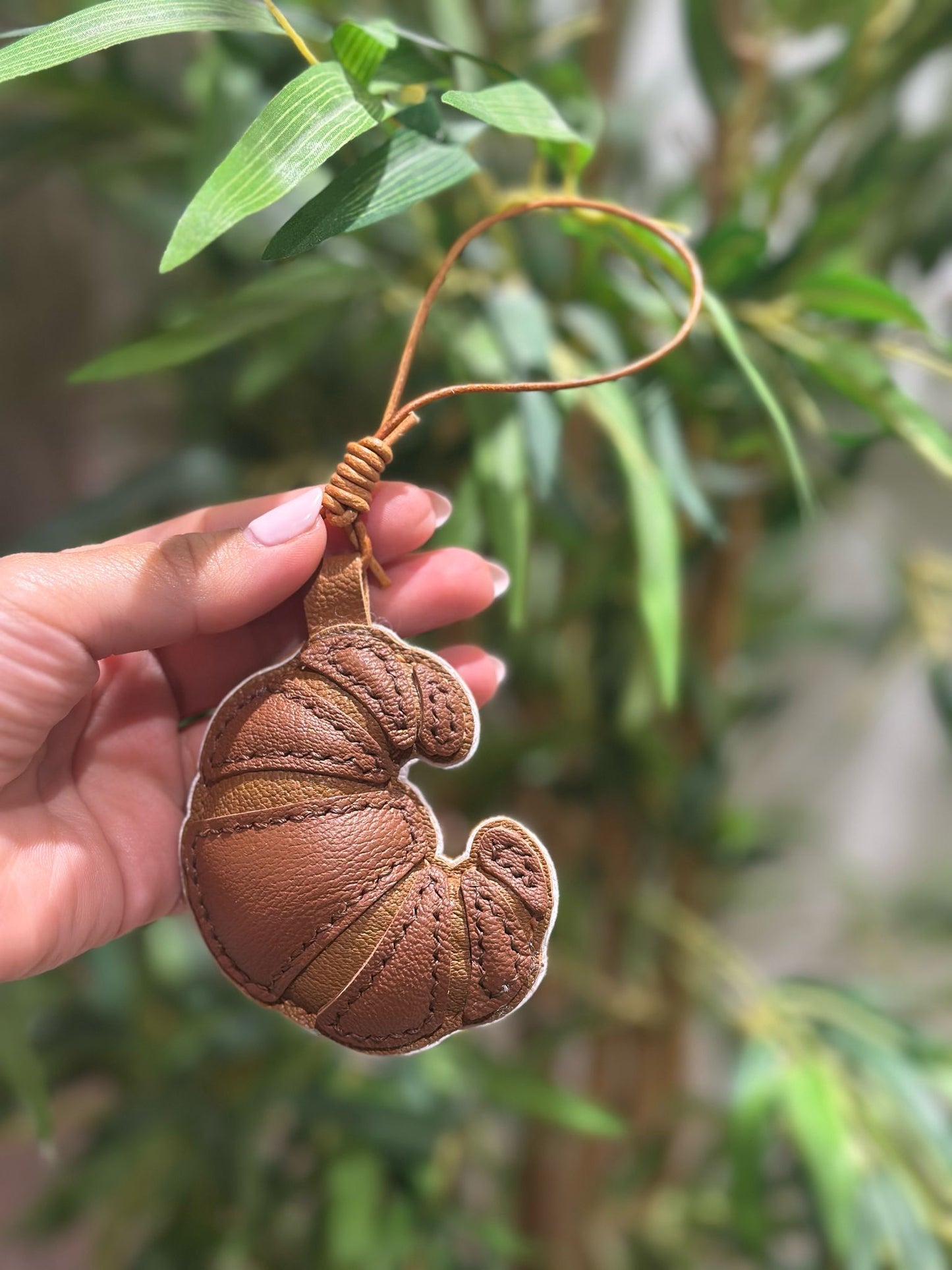 Croissant Bag Charm