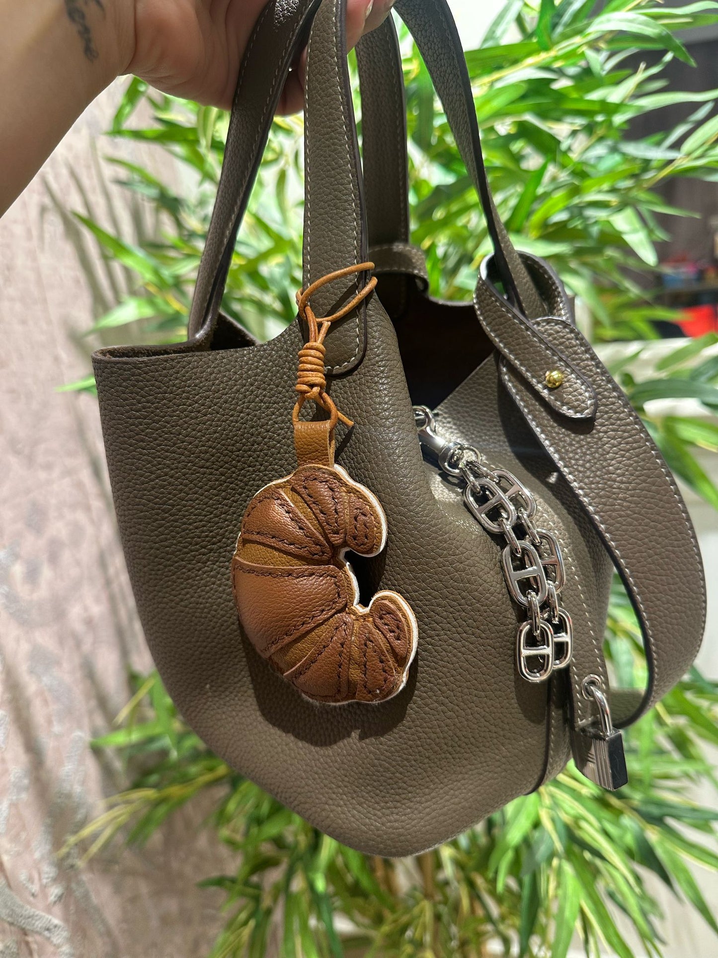 Croissant Bag Charm